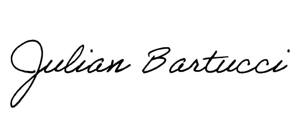 Julian Bartucci signature